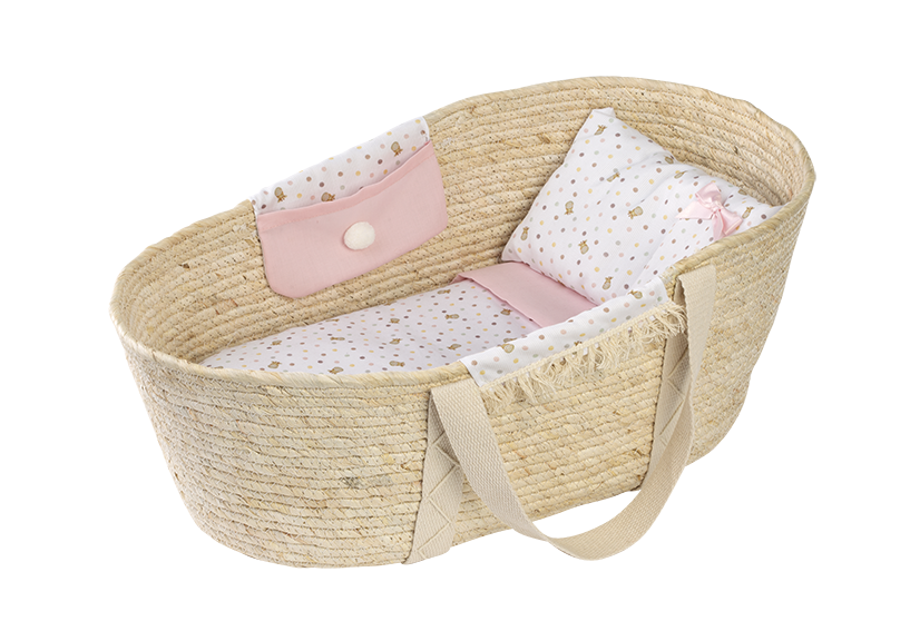 201 Doll Basket With Bedding