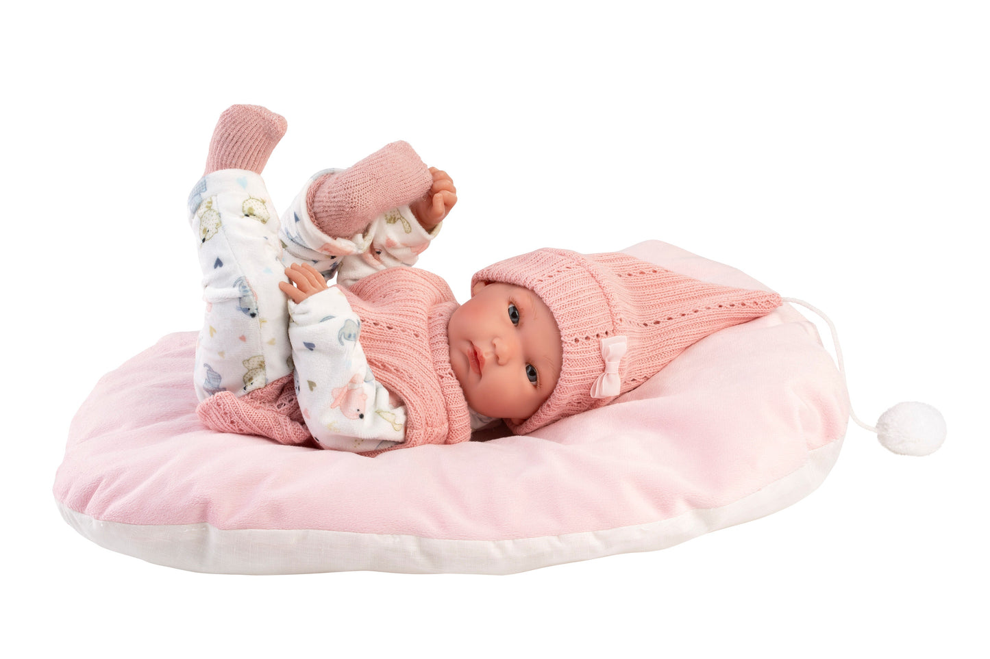 63504 Girl Doll With Cushion 35cm