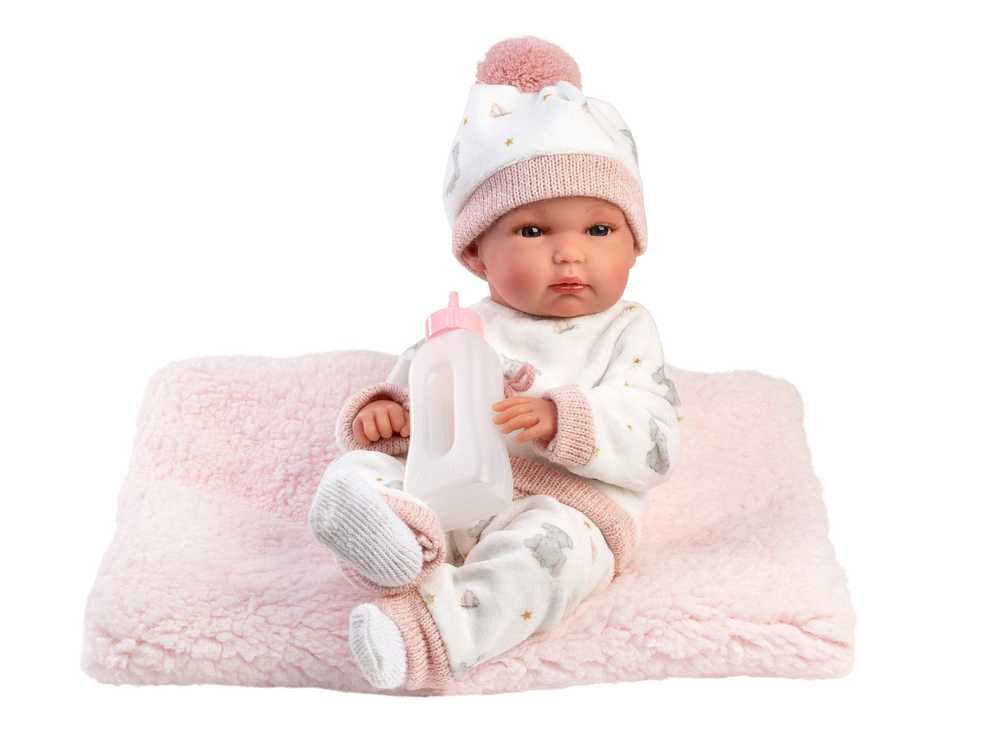 63510 Girl Doll With Cushion 35cm