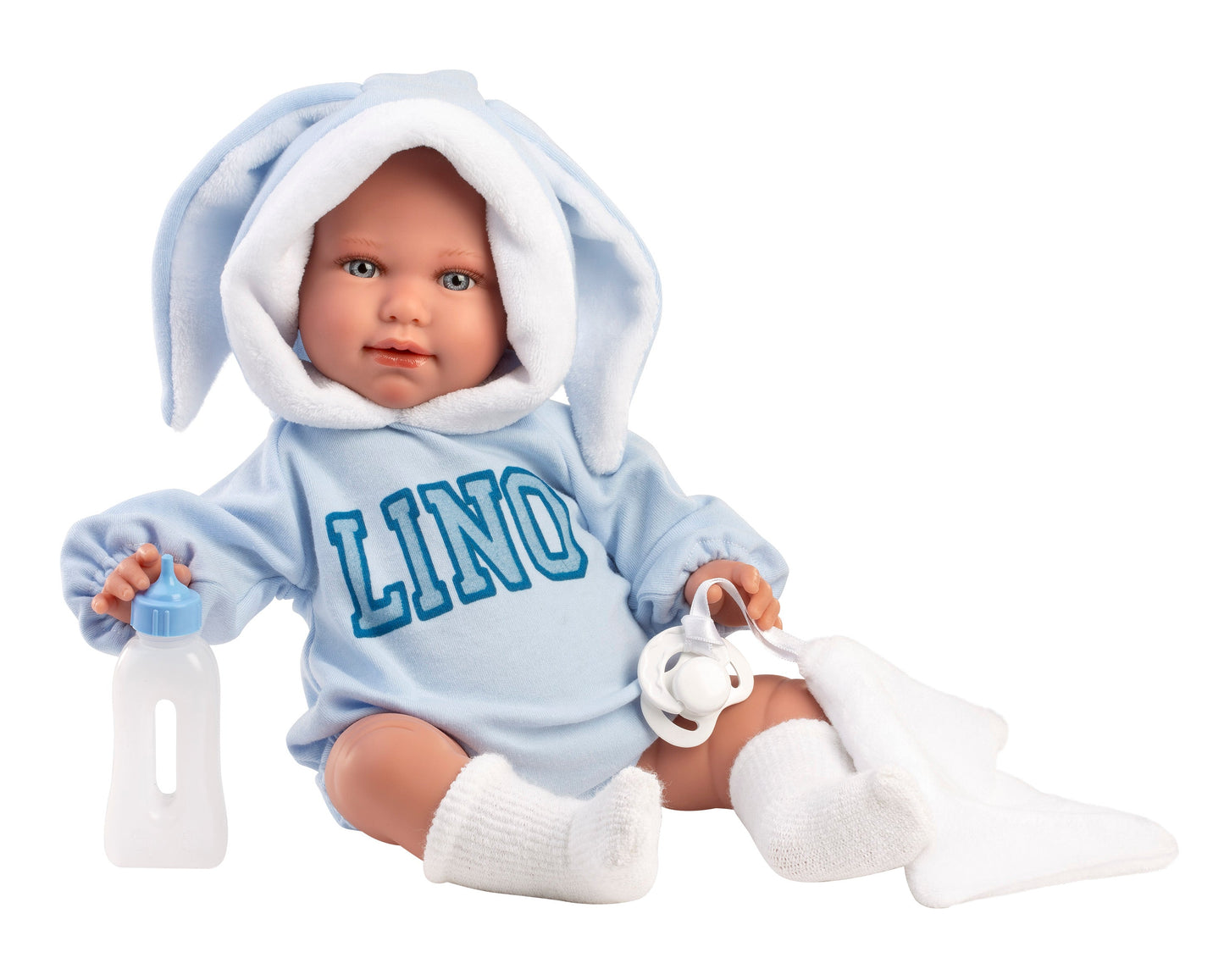 74509 Lino Crybaby With Cushion 45cm