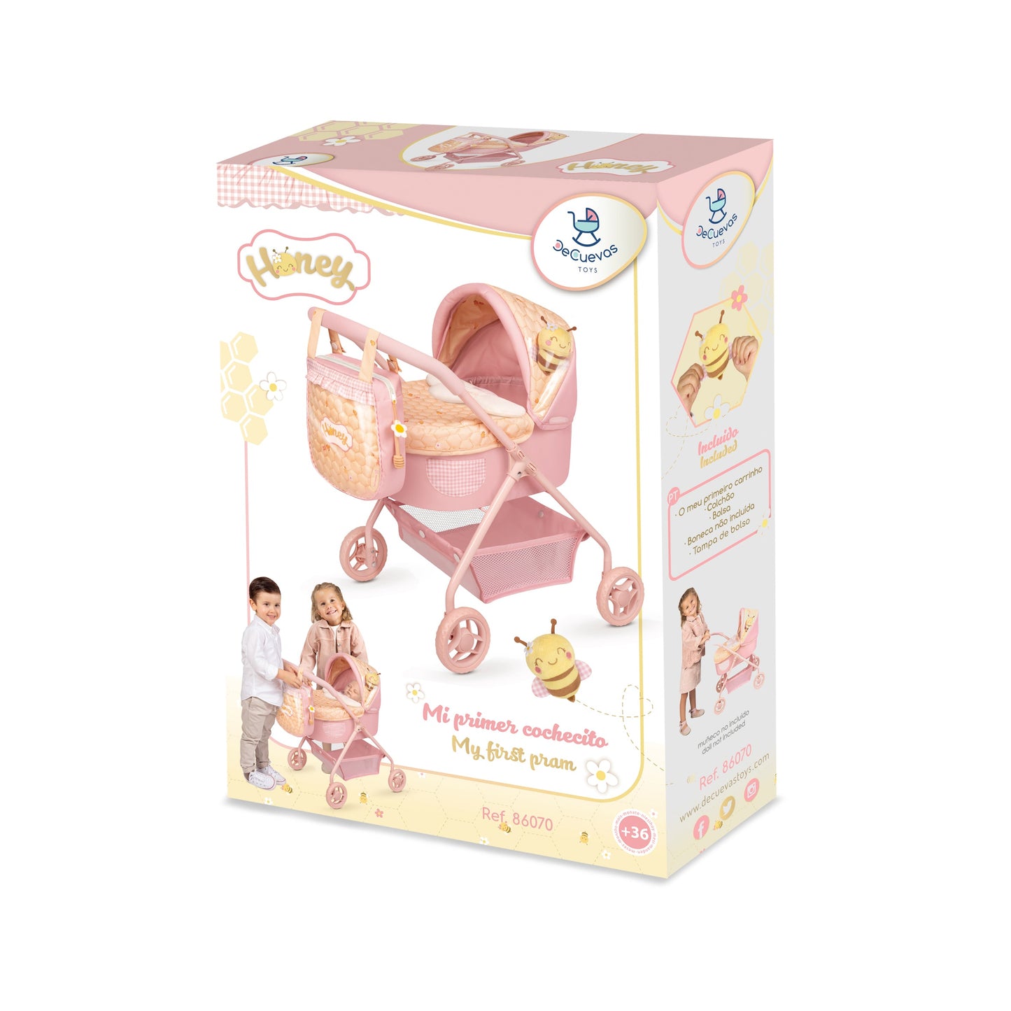 86070 My First Doll Pram - Honey Collection (under 4 years)