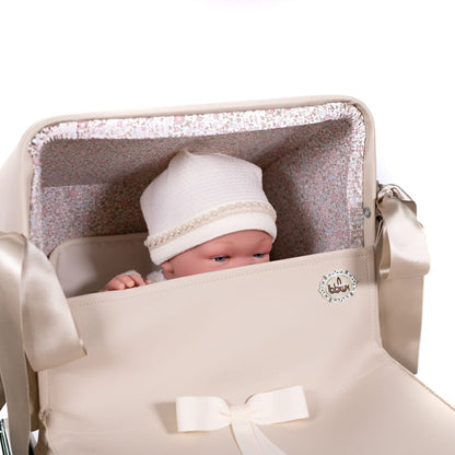 Bebelux Mini Sweet Beig Doll Pram For Younger Girls