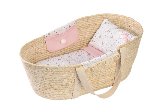 201 Doll Basket With Bedding