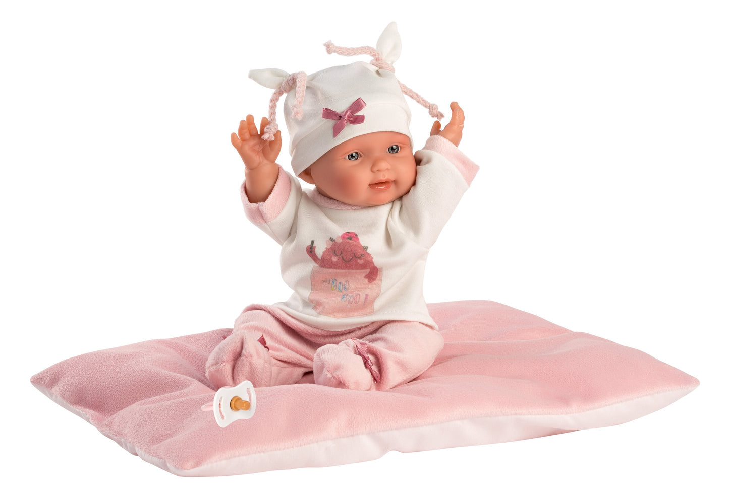 26312 Girl Doll With Cushion 26cm