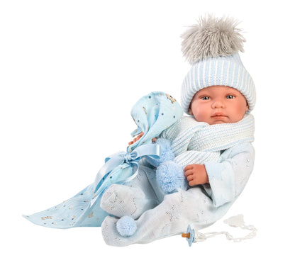 84337 Llorens Blue Bambi Boy Doll 43cm