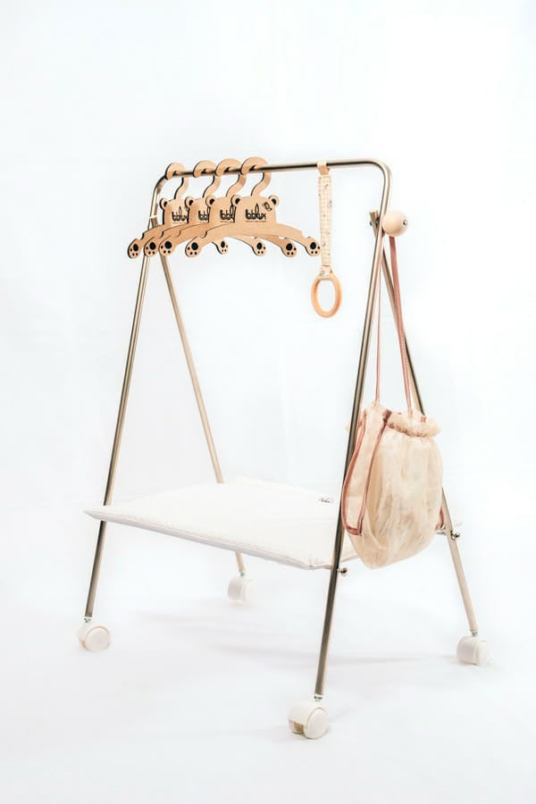 Bebelux Doll Clothes Rail, Doll Changer & Bag