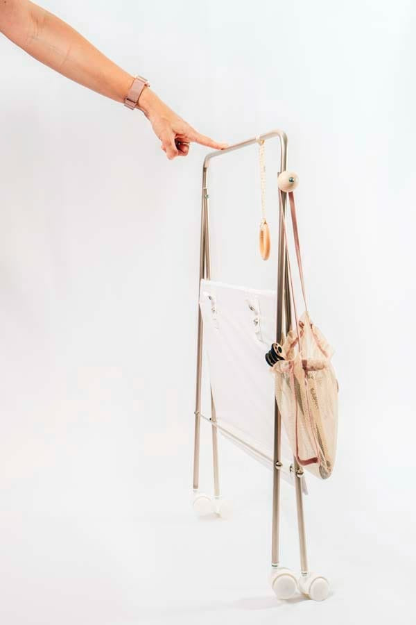 Bebelux Doll Clothes Rail, Doll Changer & Bag