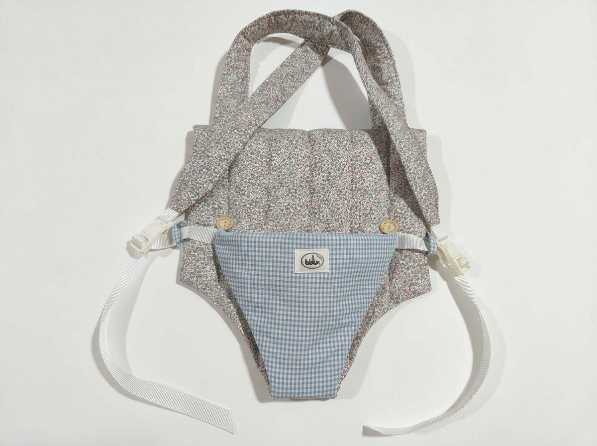 Bebelux Doll Carrier With Dummy Holder - Blue