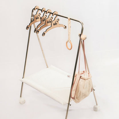Bebelux Doll Clothes Rail, Doll Changer & Bag