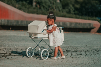 Bebelux Mini Sweet Beig Doll Pram For Younger Girls