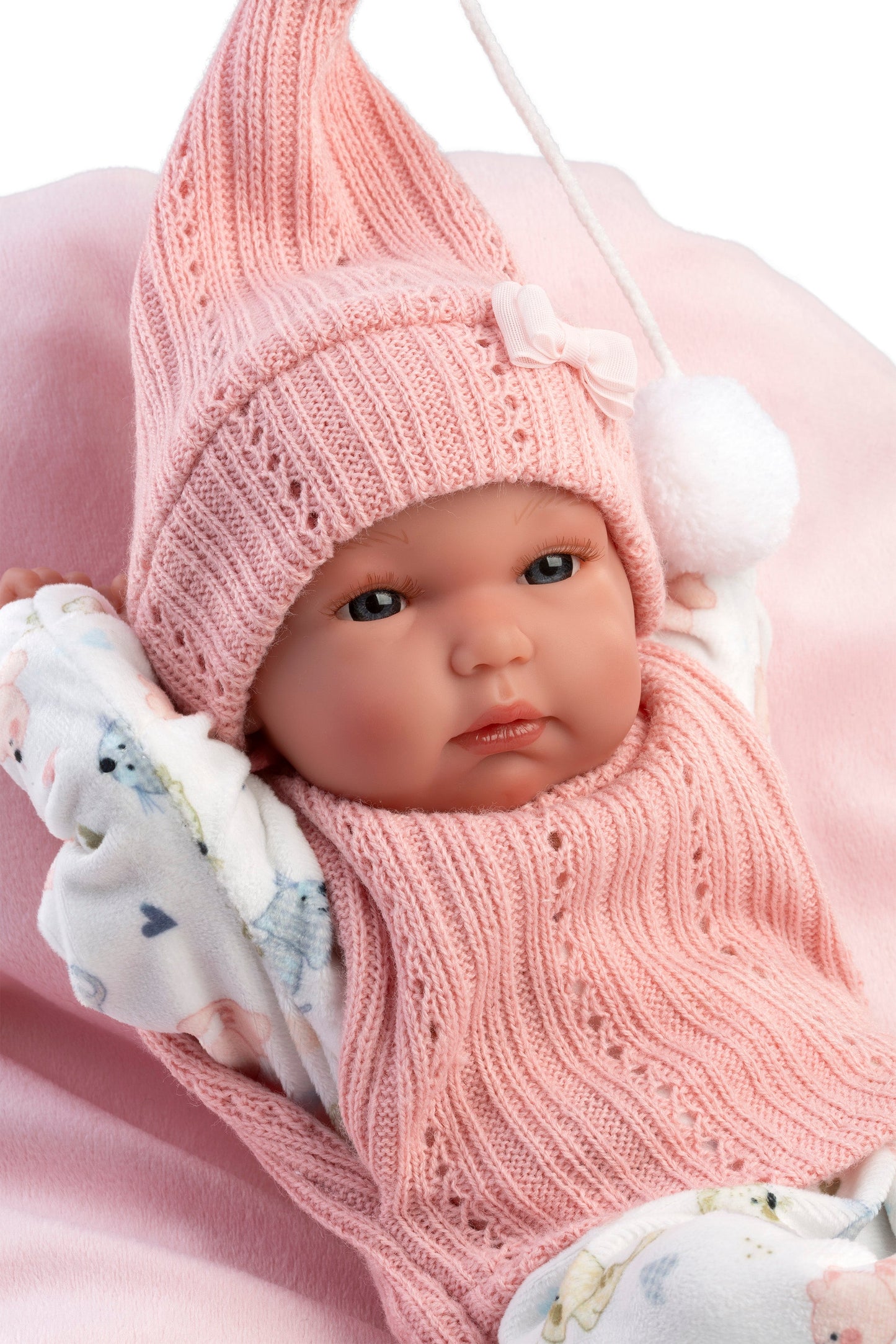 63504 Girl Doll With Cushion 35cm