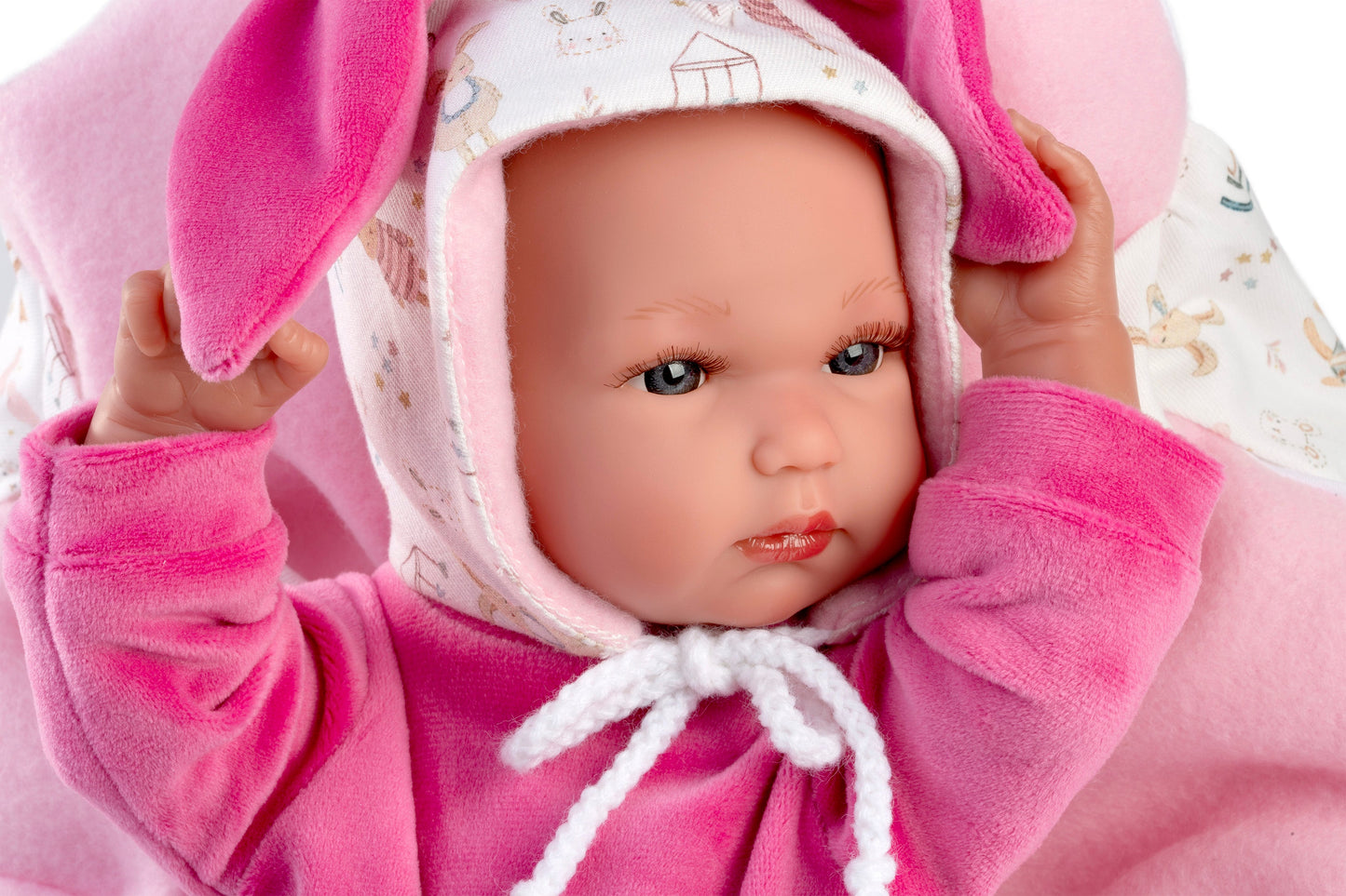 63506 Girl Doll With Baby Carrier 35cm