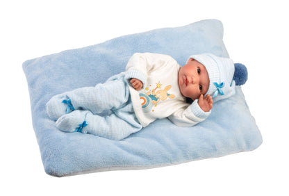 63507 Boy Doll With Cushion 35cm
