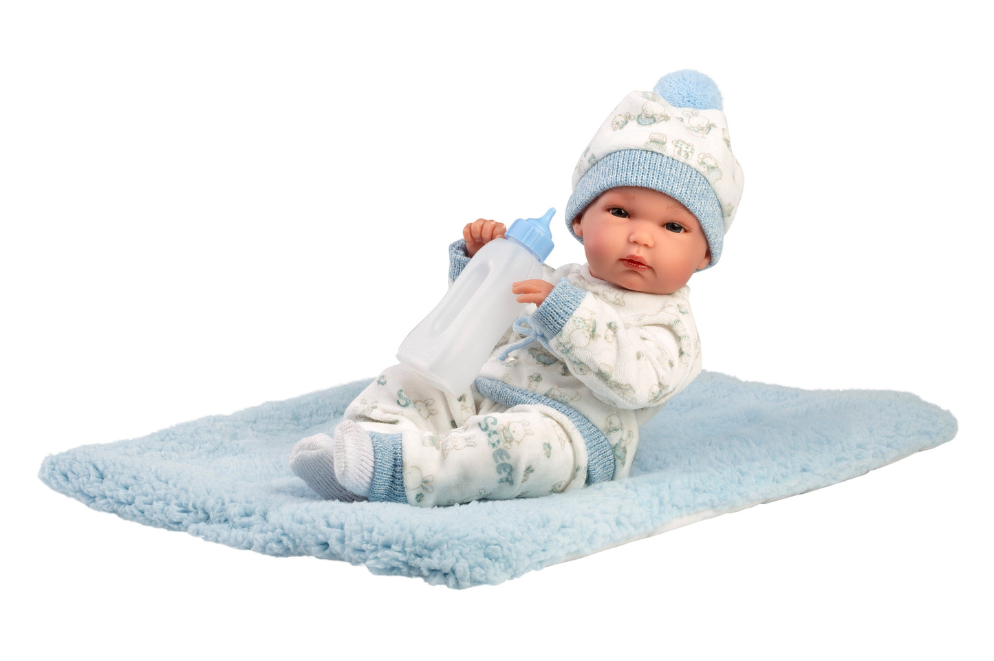 63509 Boy Doll With Cushion 35cm