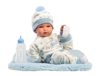 63509 Boy Doll With Cushion 35cm