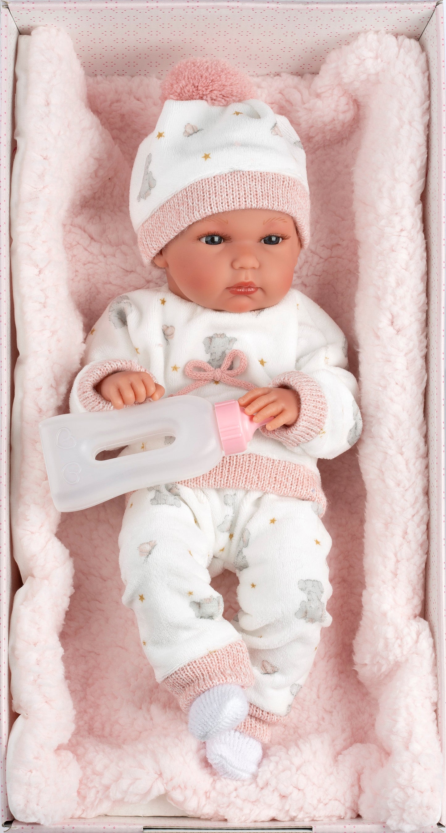 63510 Girl Doll With Cushion 35cm