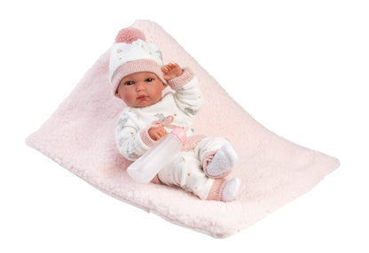 63510 Girl Doll With Cushion 35cm