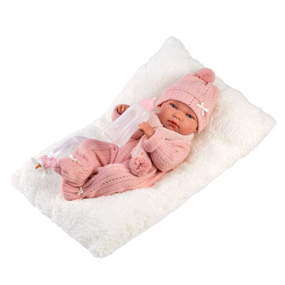 73824 Nica Girl Doll With Cushion 40cm