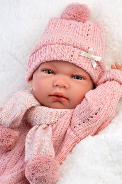 73824 Nica Girl Doll With Cushion 40cm