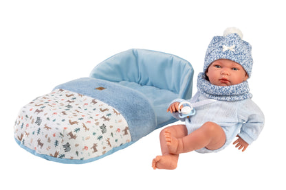 73825 Nico Boy Doll With Sleeping Bag 40cm