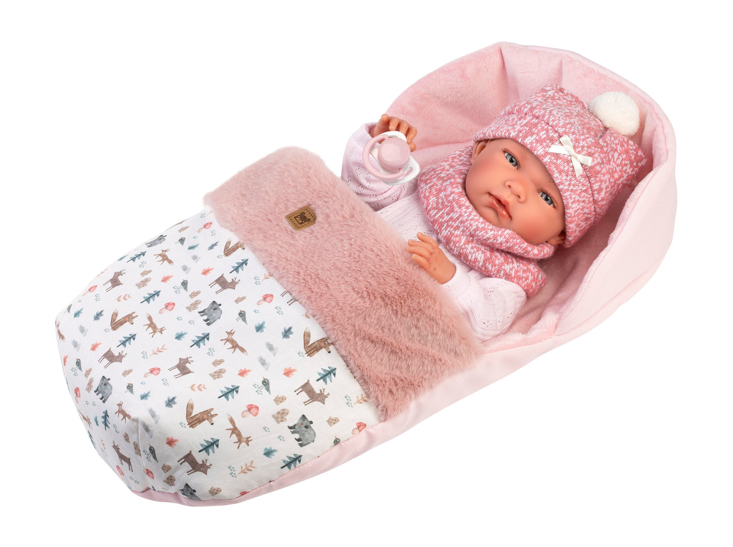 73826 Nica Girl Doll With Sleeping Bag 40cm