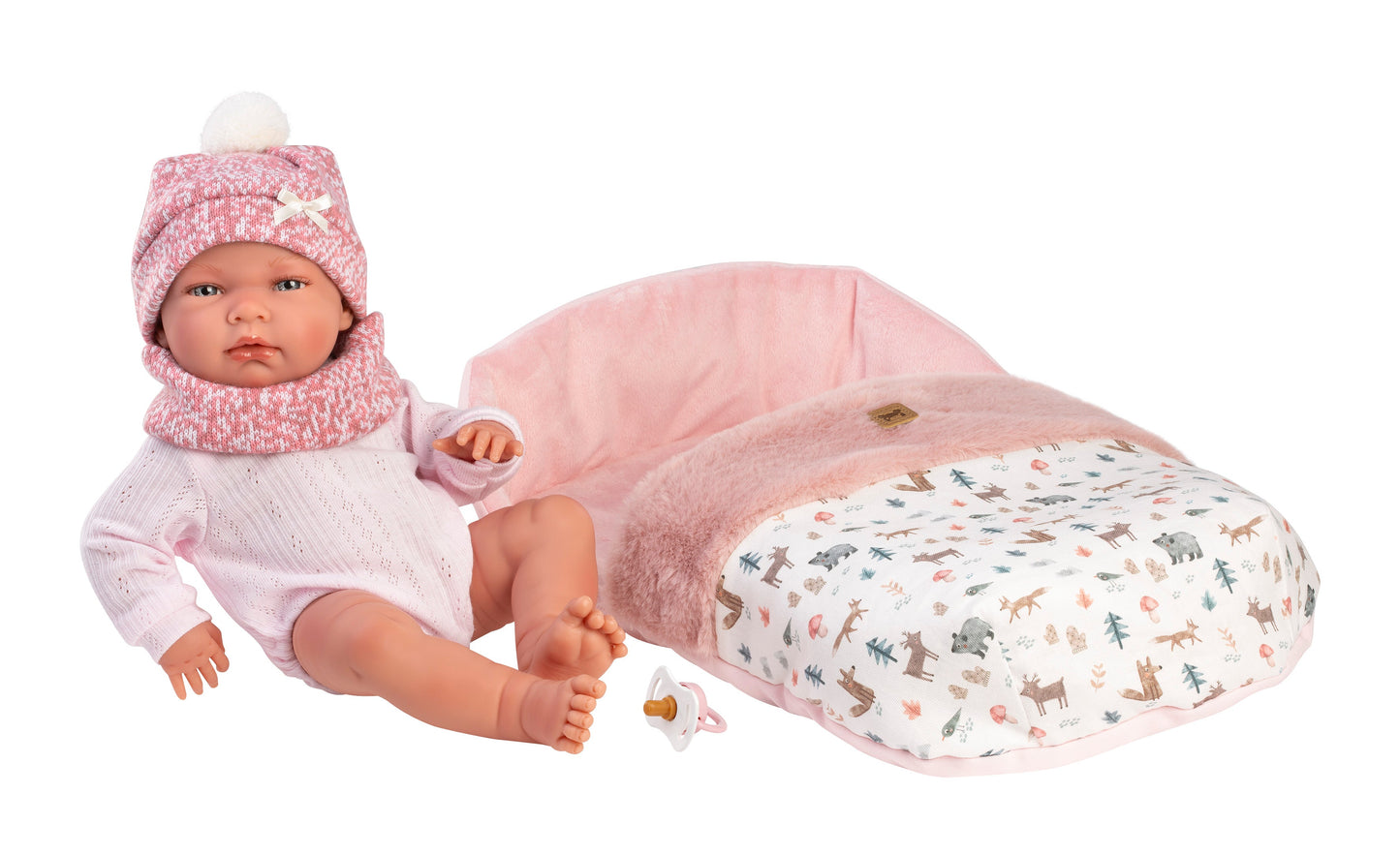 73826 Nica Girl Doll With Sleeping Bag 40cm