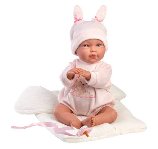 74144 Abril Crying Doll With Sleeping Bag 42cm