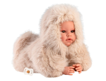 74504 Leo Crying Baby Doll Teddy Bear Suit