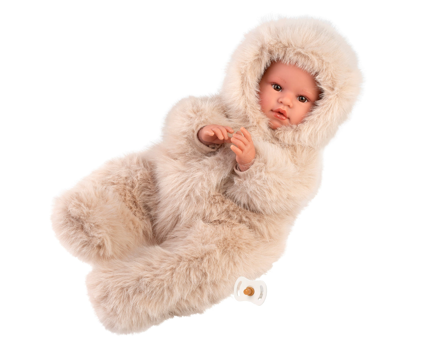 74504 Leo Crying Baby Doll Teddy Bear Suit