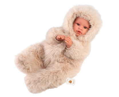 74504 Leo Crying Baby Doll Teddy Bear Suit