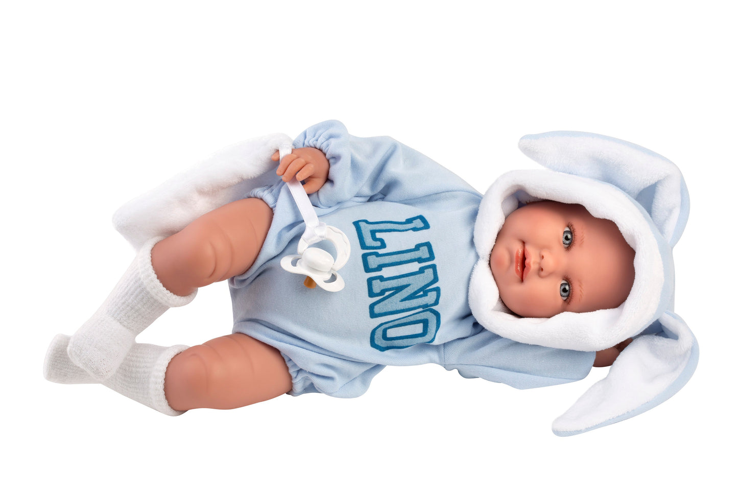 74509 Lino Crybaby With Cushion 45cm