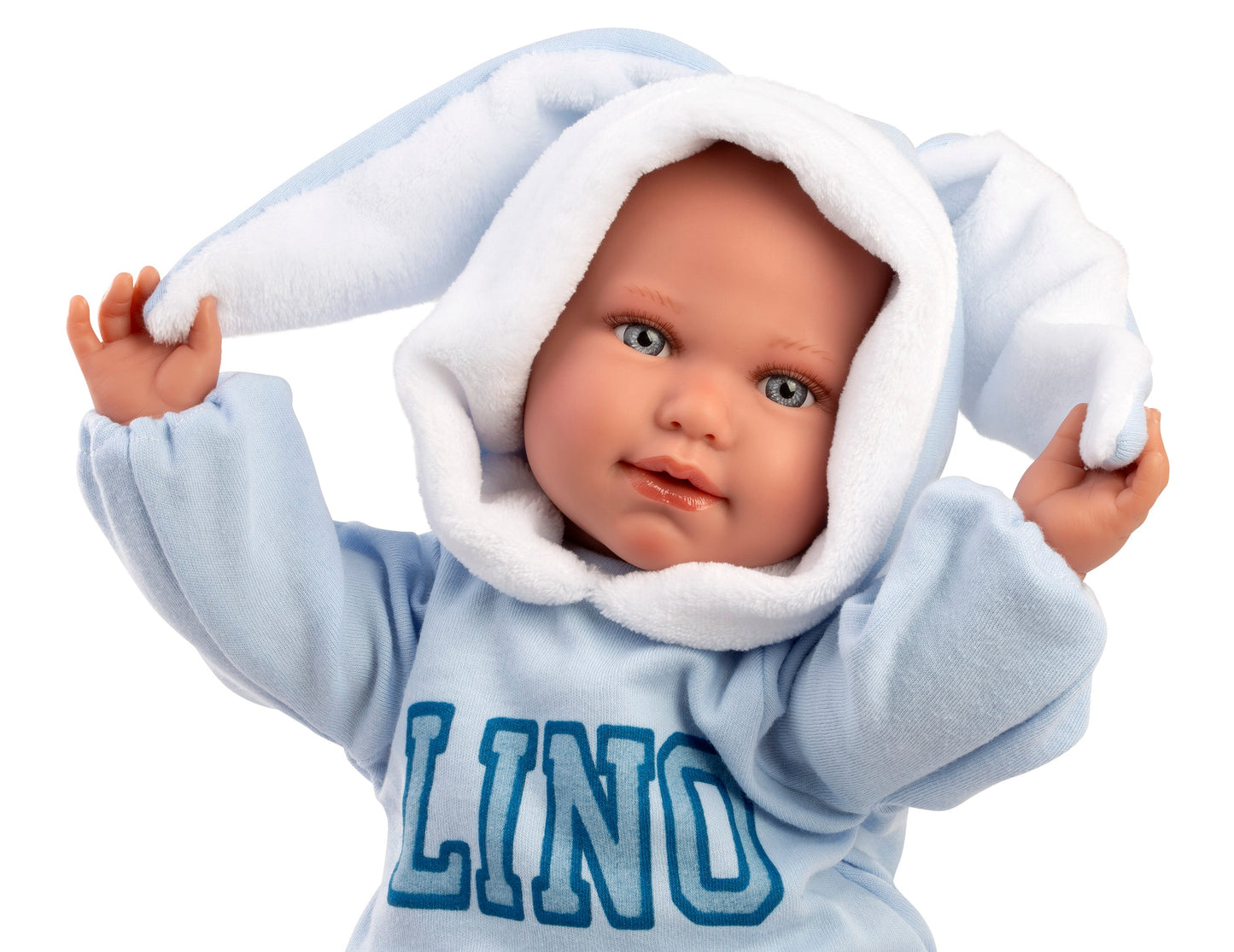 74509 Lino Crybaby With Cushion 45cm