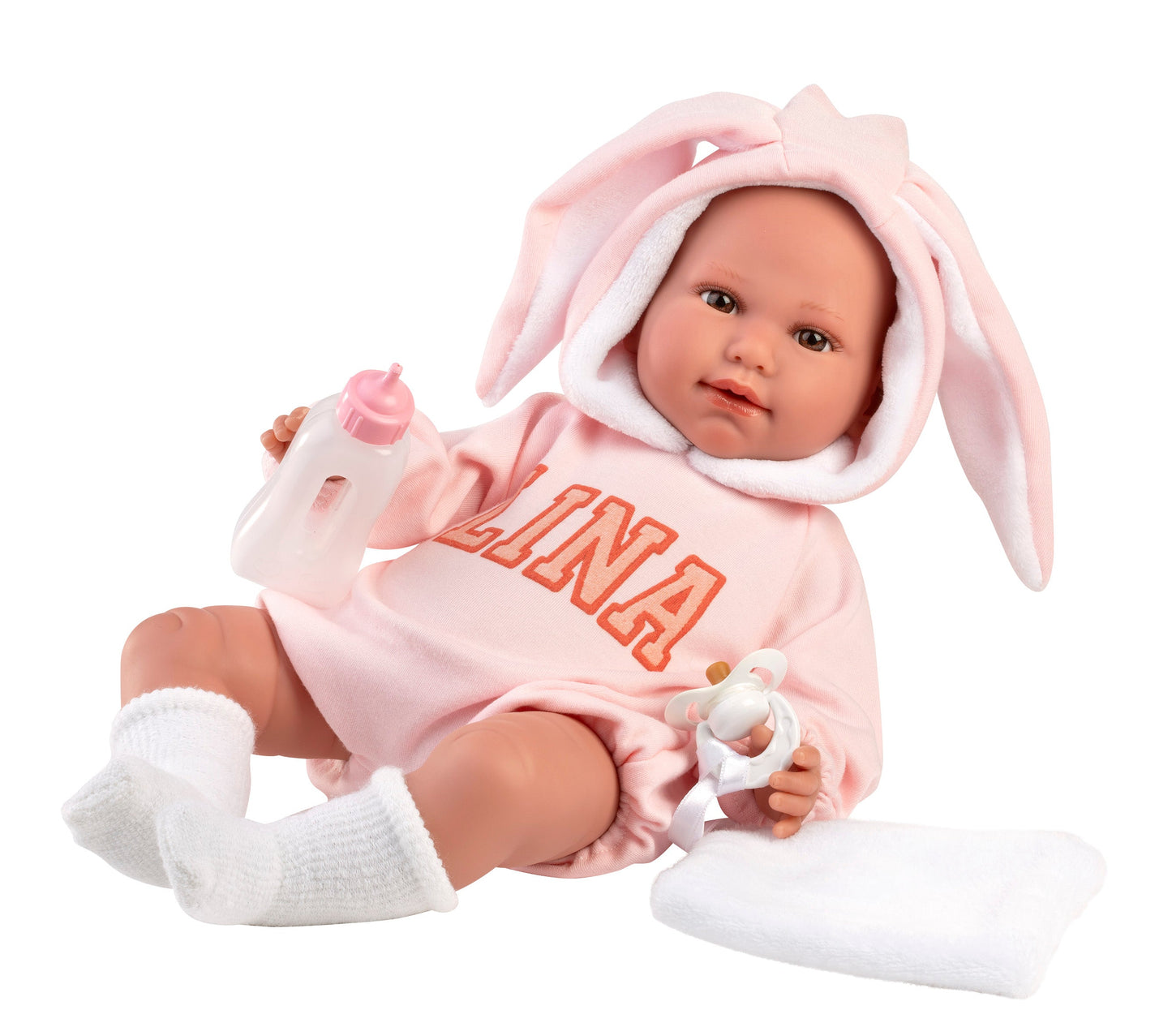 74510 Lina Crybaby With Cushion 45cm