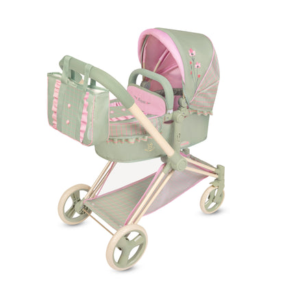 81768 3x1 Doll Pram, Stroller & Cot - Botanic Collection