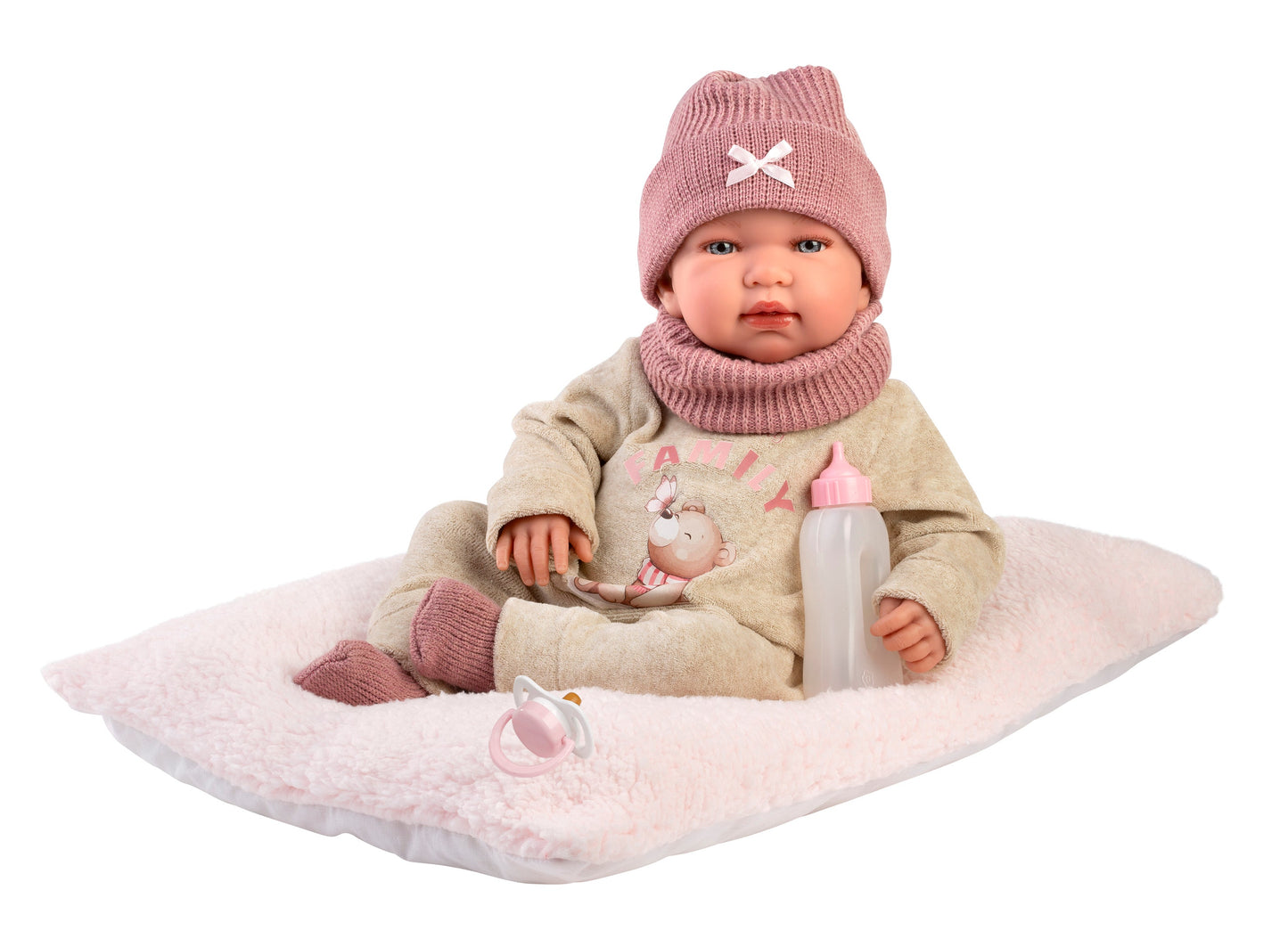 84488 Tina Crybaby With Cushion 44cm