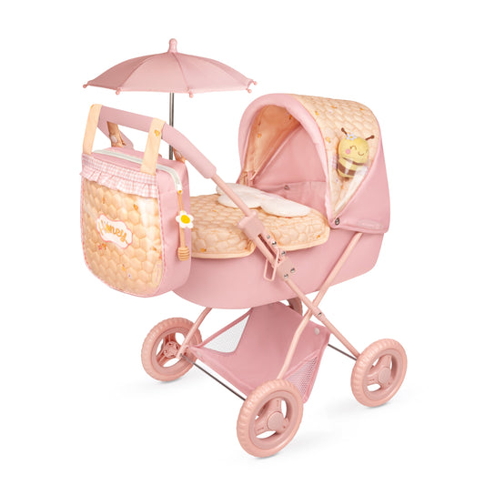 85070 Doll Pram with Parasol - Honey Collection (Under 5 years)