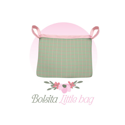 90068 First Doll Buggy Stroller With Bag - Botanical Collection