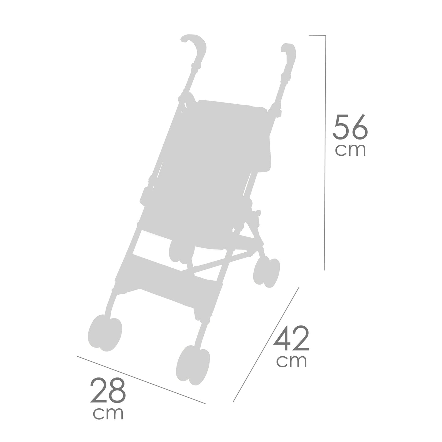 90068 First Doll Buggy Stroller With Bag - Botanical Collection