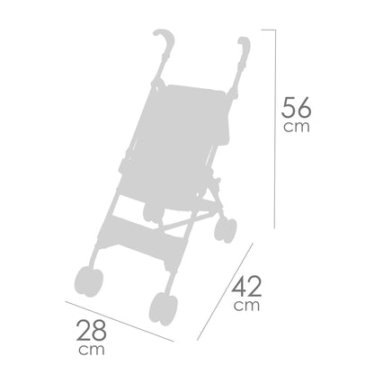 90068 First Doll Buggy Stroller With Bag - Botanical Collection
