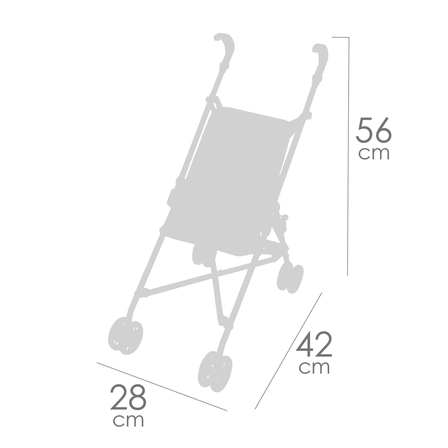 90070 First Doll Buggy Stroller  - Honey Collection