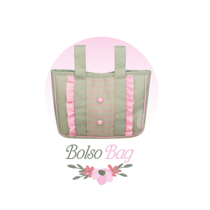 90368 Twin Doll Pram 72cm - Botanic Collection (age 4 and over)