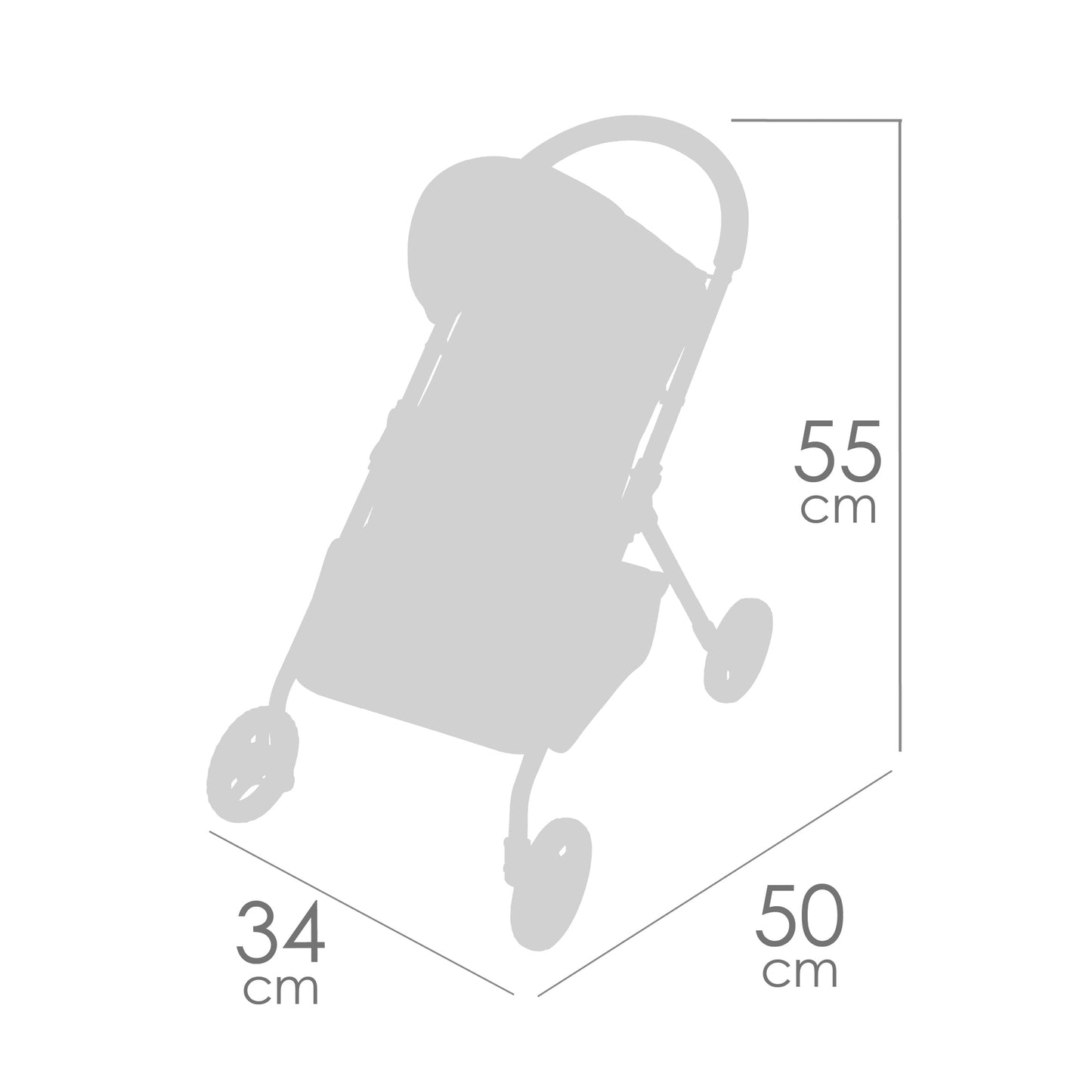 90570 First Doll Buggy Stroller Jogger - Honey Collection (Under 4 years)