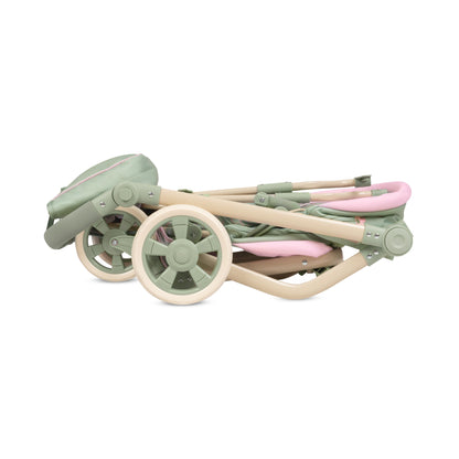 90868 Multi-Position Twin Doll Pram 91cm - Botanic Collection (age 5 and over)
