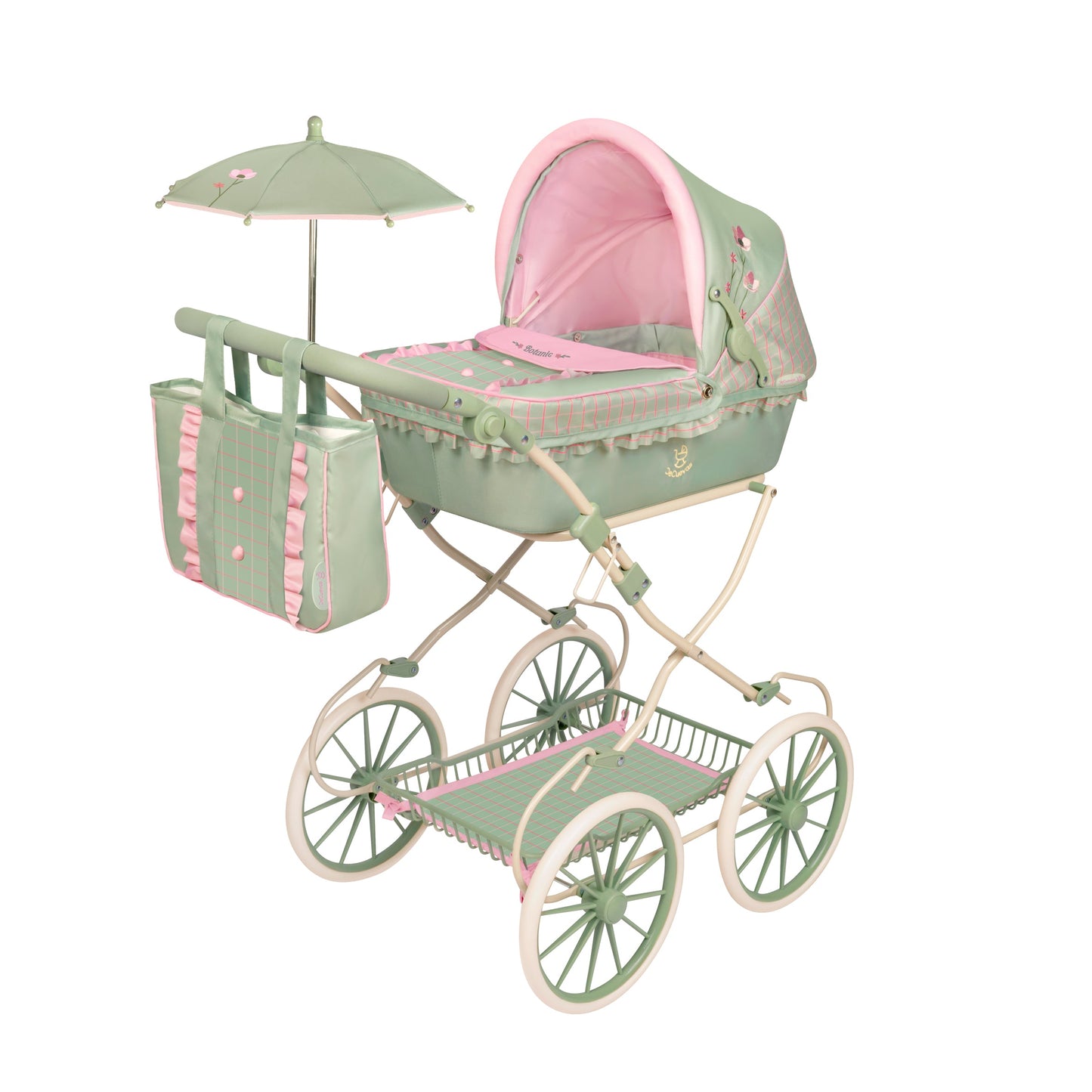 81068 Doll Pram 81cm - Botanic Collection (age 4 and over)