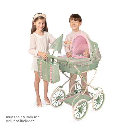 81068 Doll Pram 81cm - Botanic Collection (age 4 and over)