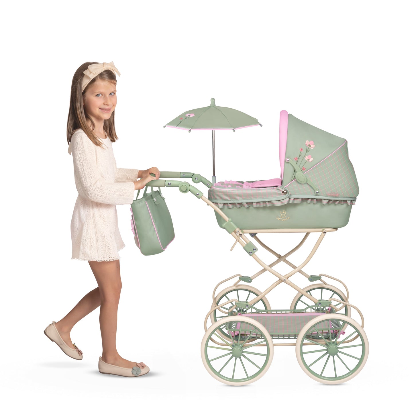 81068 Doll Pram 81cm - Botanic Collection (age 4 and over)