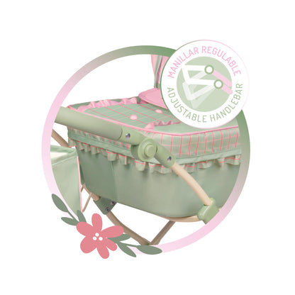 81068 Doll Pram 81cm - Botanic Collection (age 4 and over)