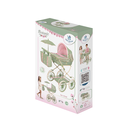81068 Doll Pram 81cm - Botanic Collection (age 4 and over)