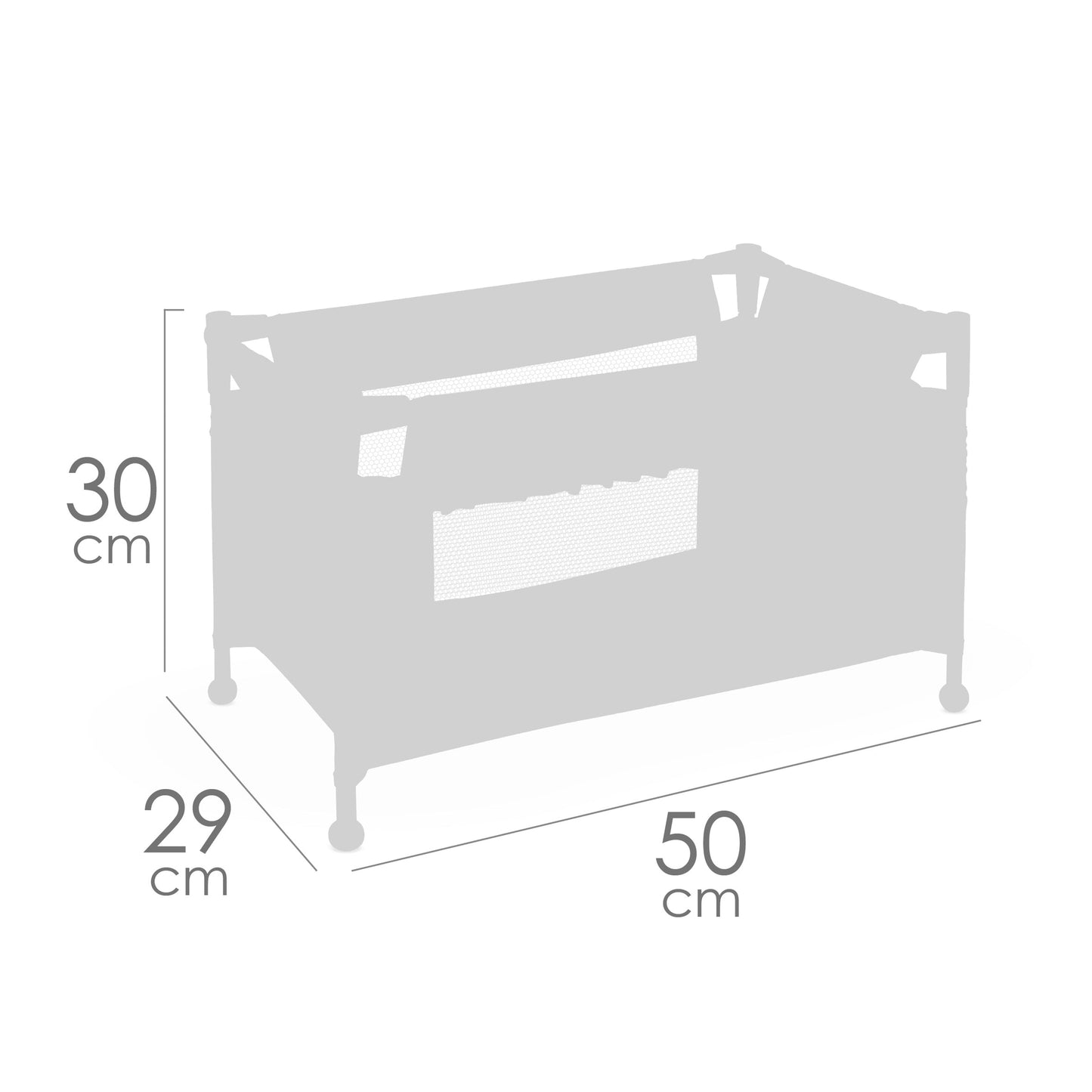 50068 Doll Travel Bed Cot Botanic Collection