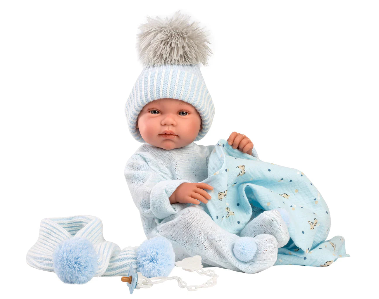84337 Llorens Blue Bambi Boy Doll 43cm